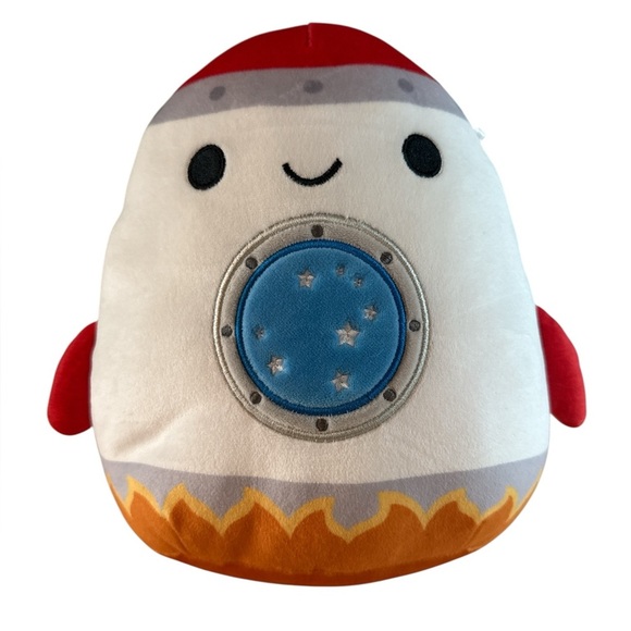 Squishmallows Rocket Plush with Red and Orange Details - Picture 1 of 4